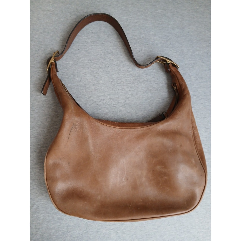 Coach Purse Ergo Leather Hobo Shoulder Bag Designer 9591 Y2k Brown - Picture 6 of 16
